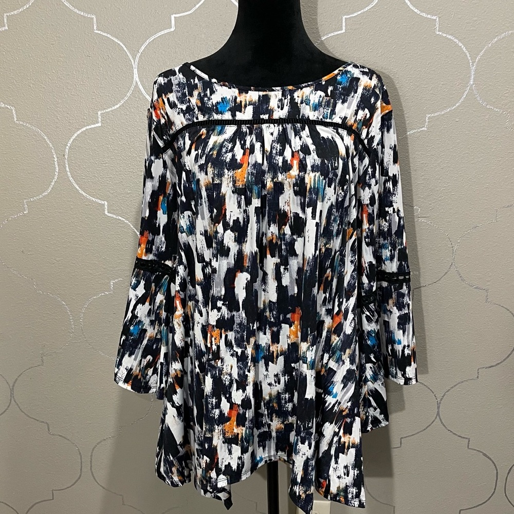 New Directions Tunic Bell Sleeve Size 3X